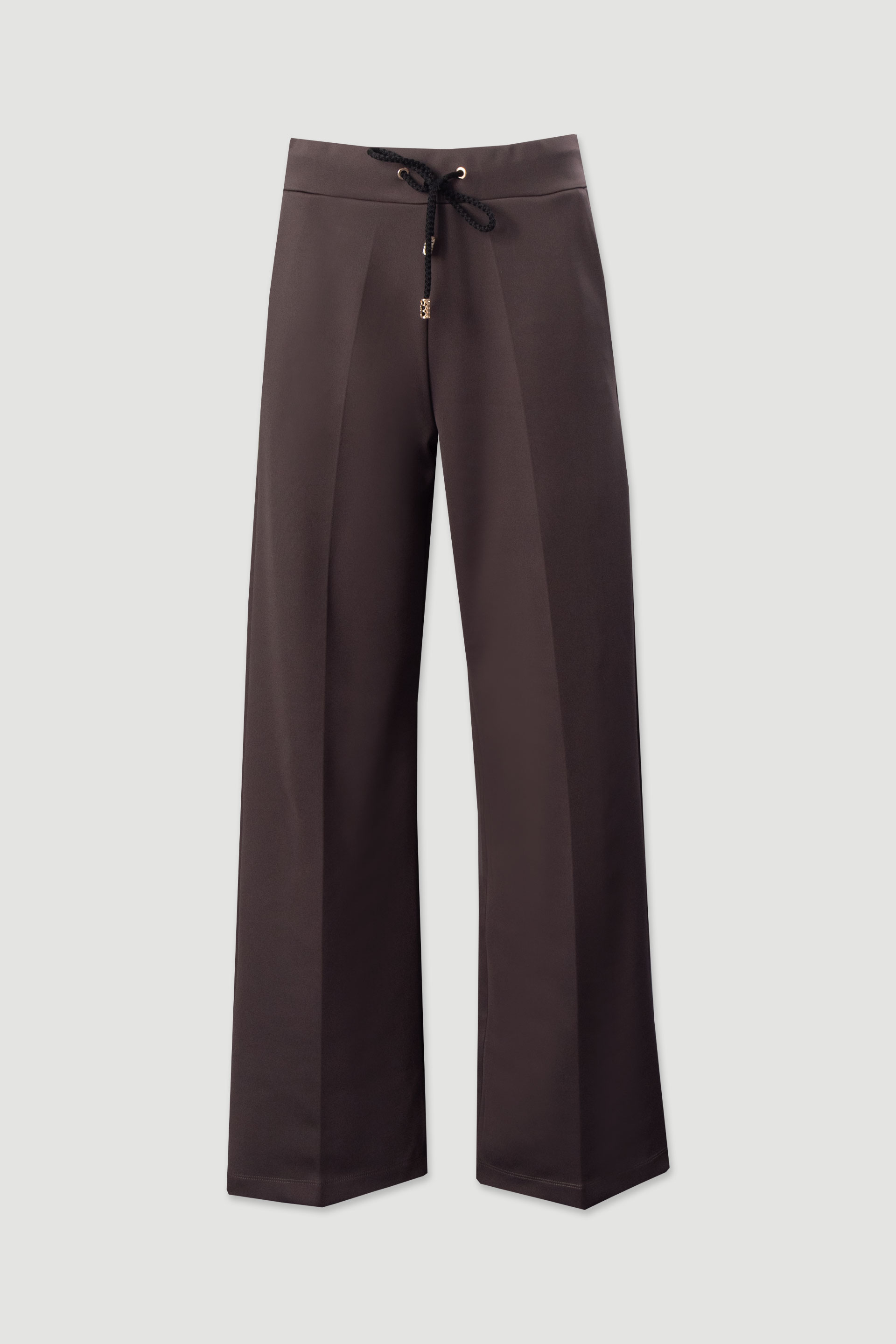 Pantalón wide leg con cordón ajustable