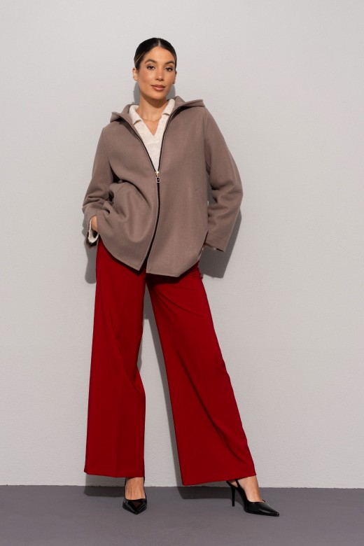 Manteau en drap avec capuche Manteau en drap avec capuche