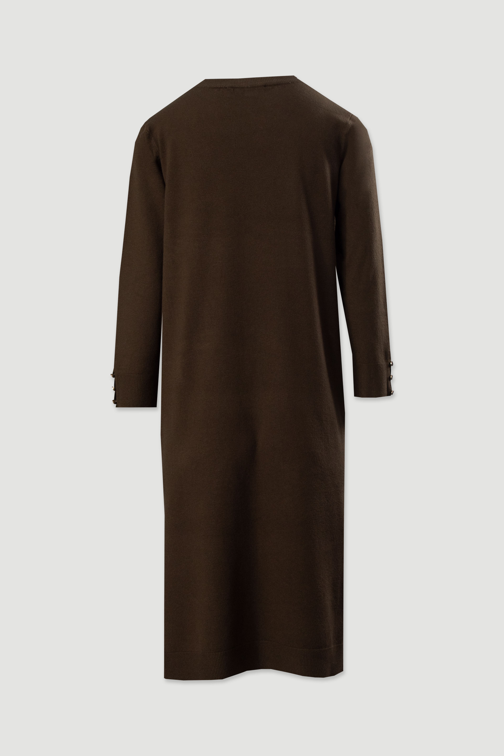 Robe midi en maille avec fentes latérales