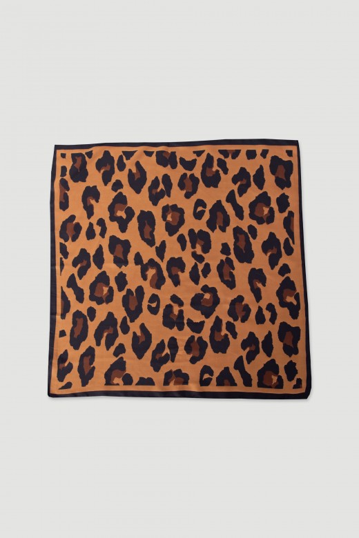 Satin printed scarf Satin printed scarf