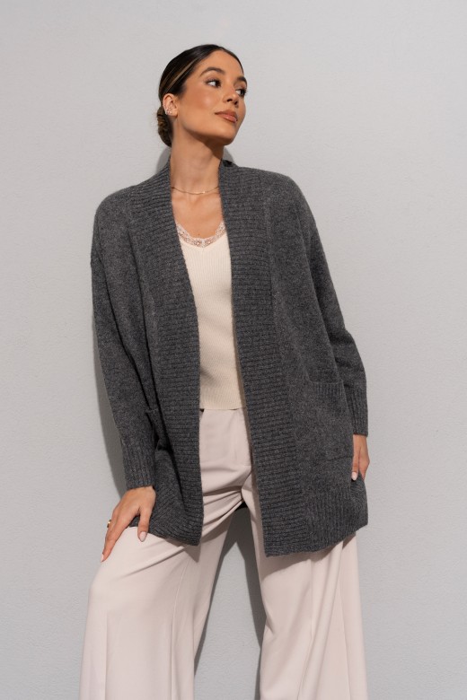 Casaco de malha oversized Casaco de malha oversized