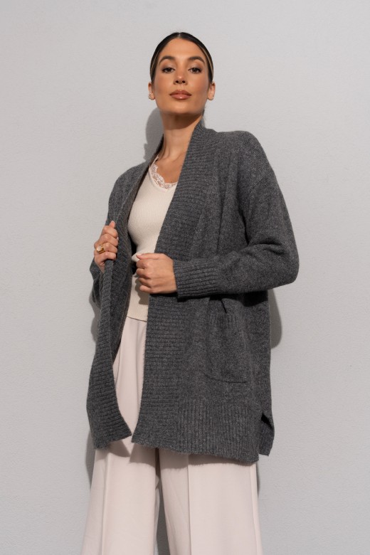 Casaco de malha oversized Casaco de malha oversized