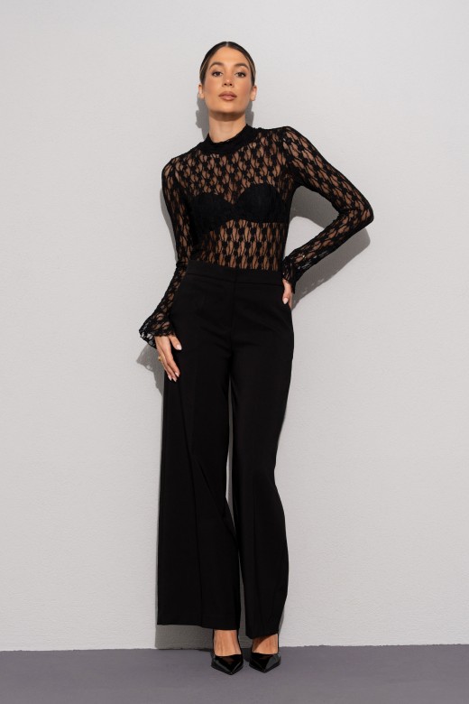 Lace blouse with long sleeves Lace blouse with long sleeves