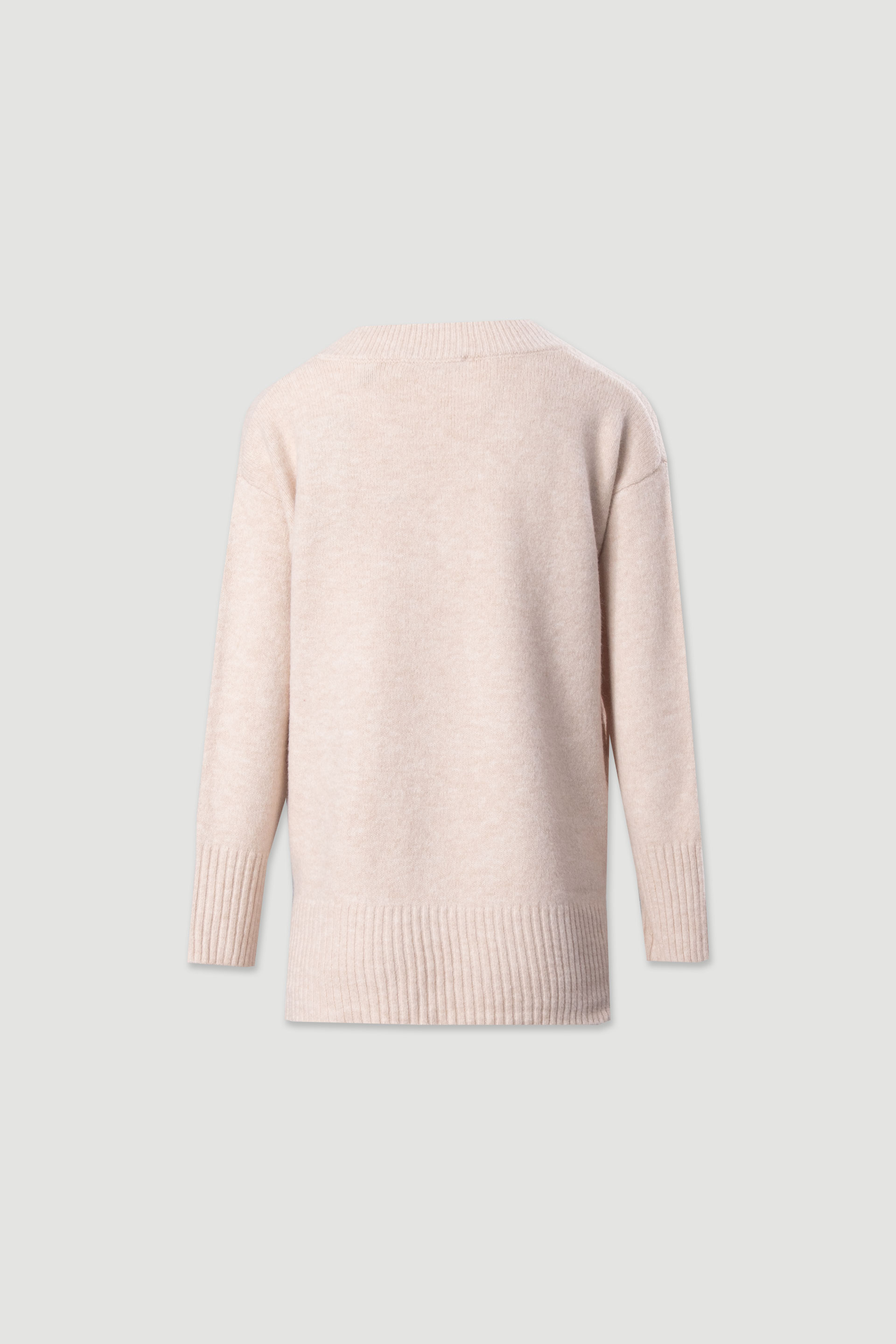 Pull en maille à col en v