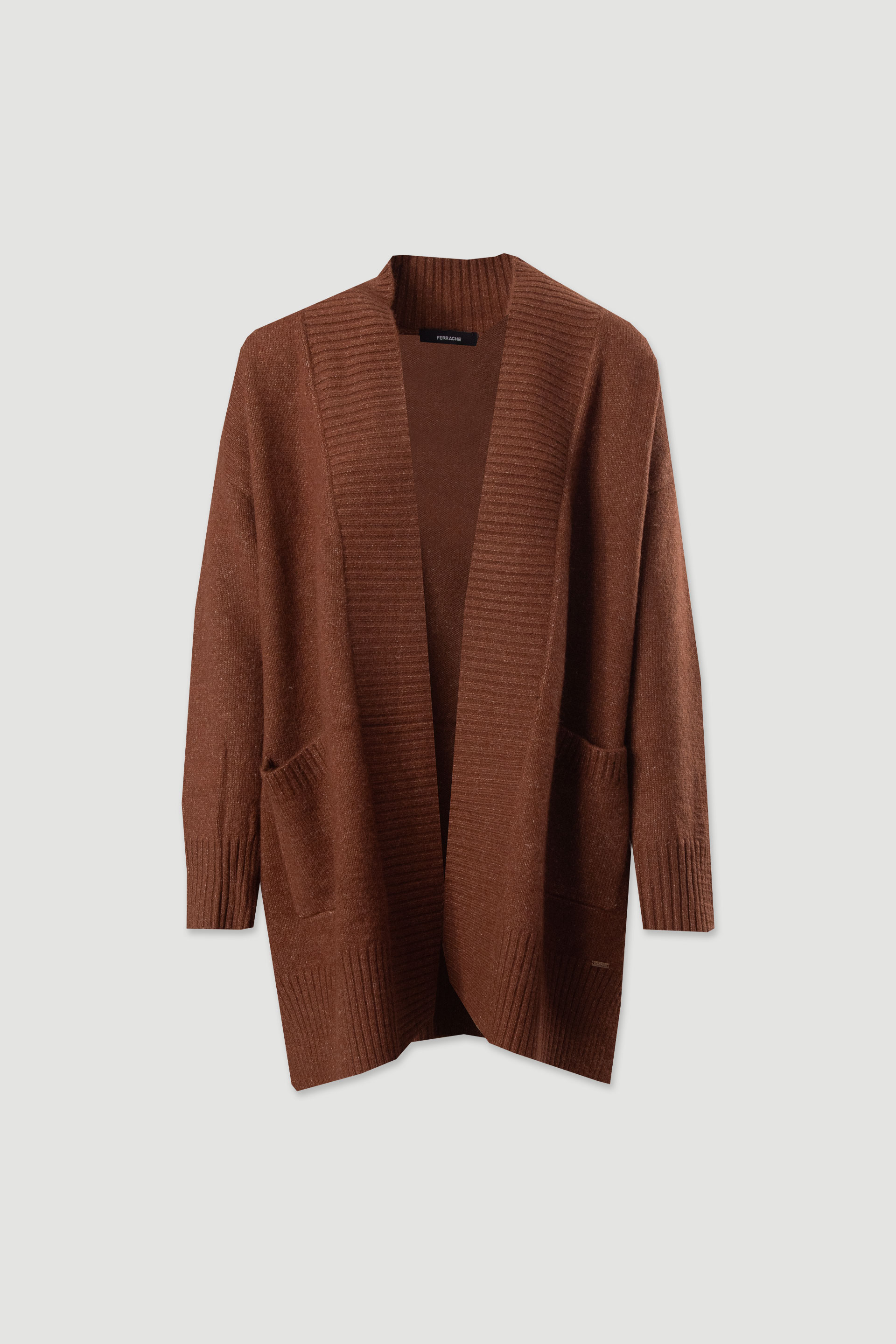 Casaco de malha oversized