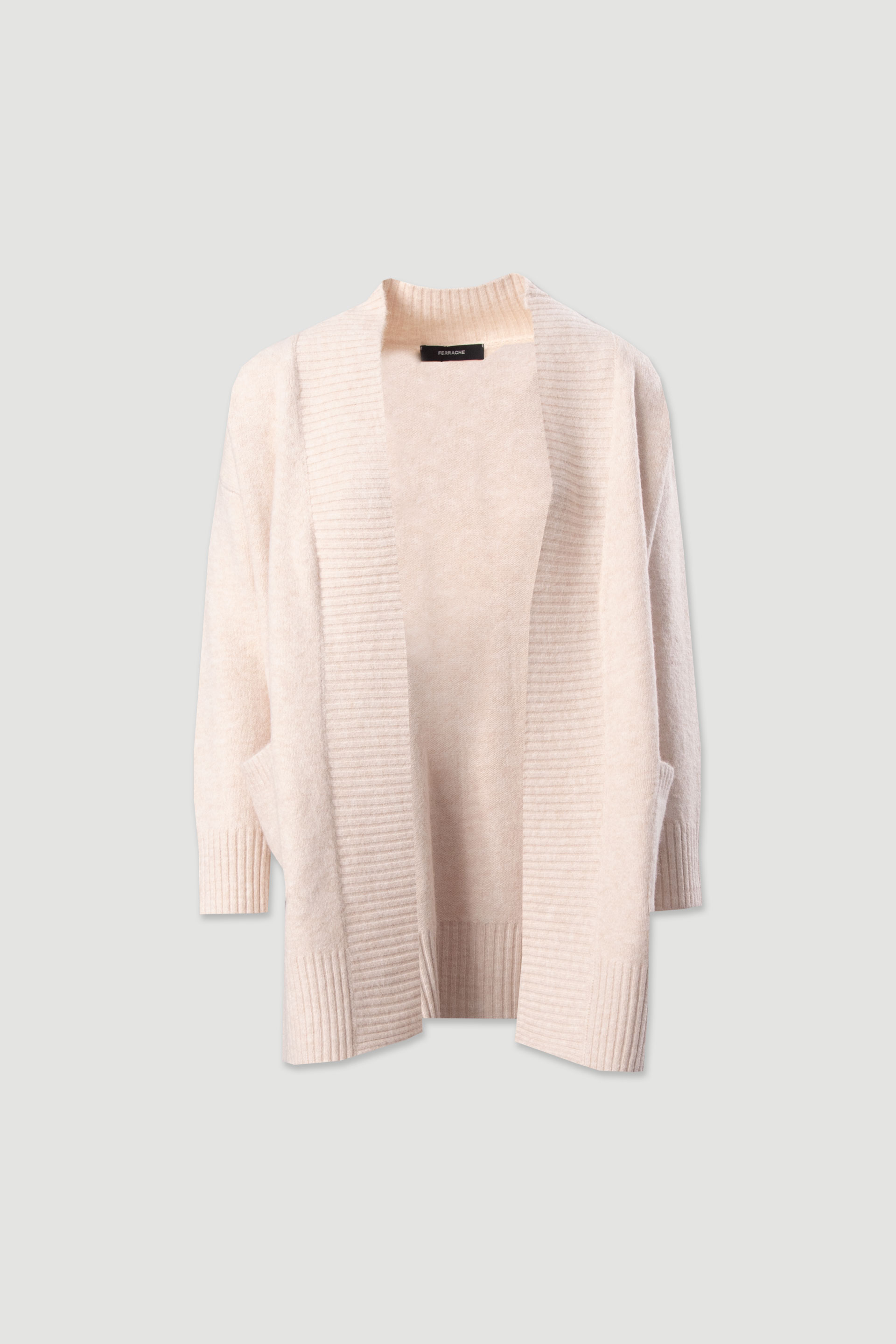 Casaco de malha oversized