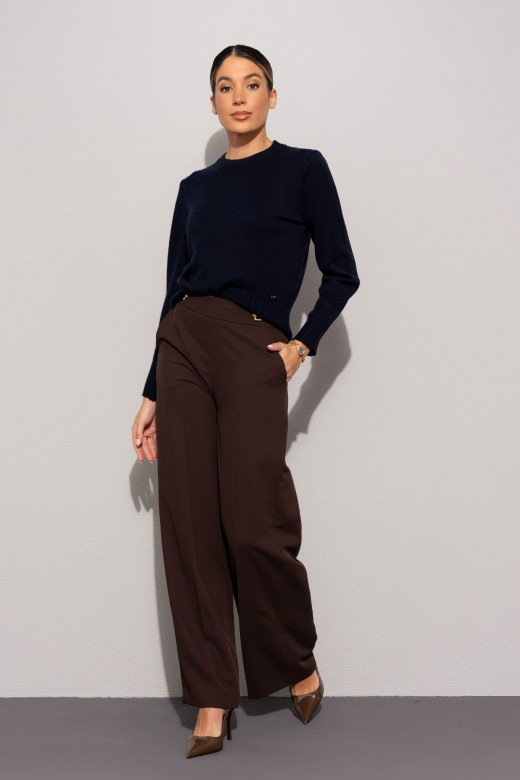 Knit sweater with ribbed effect detail Knit sweater with ribbed effect detail