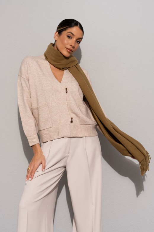 �charpe com franjas