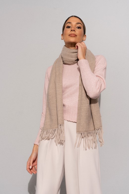 écharpe com franjas écharpe com franjas