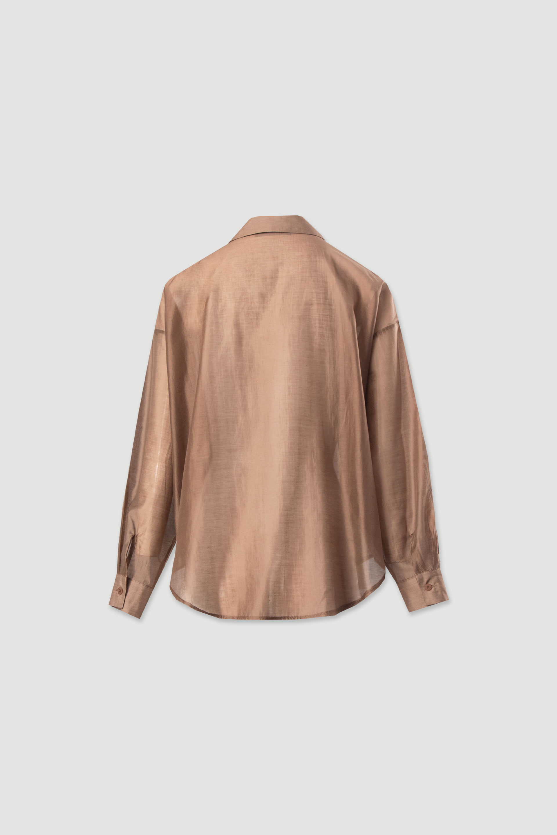 Fluid semi-transparent shirt