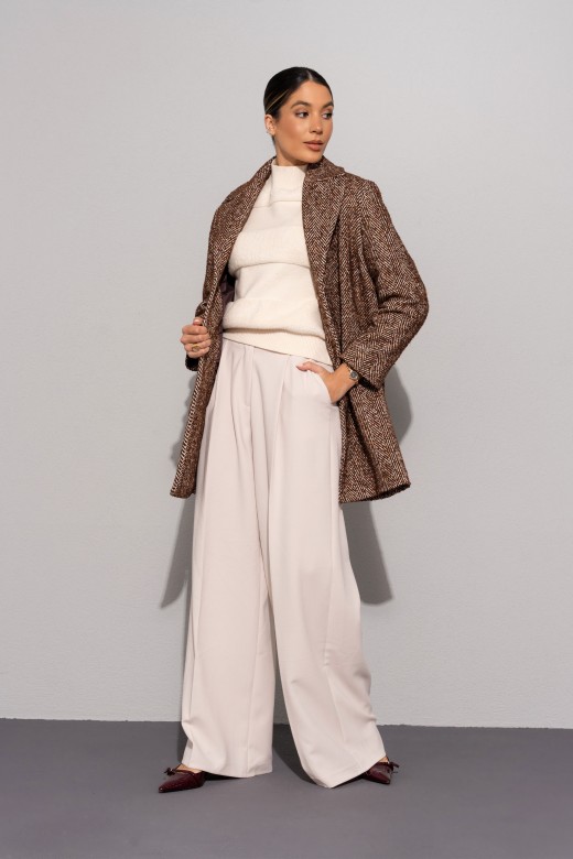 Tweed herringbone coat Tweed herringbone coat