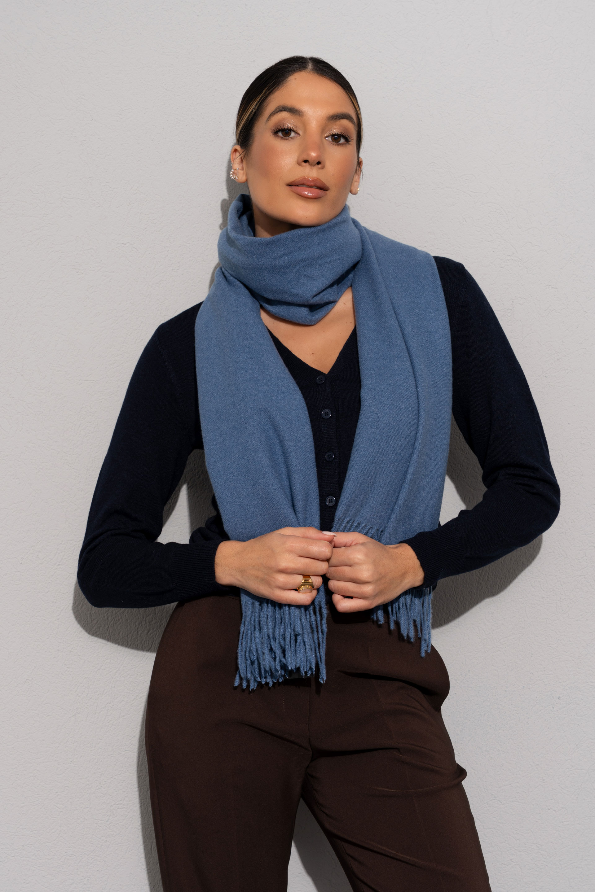 Gilet en maille avec mélange de cachemire