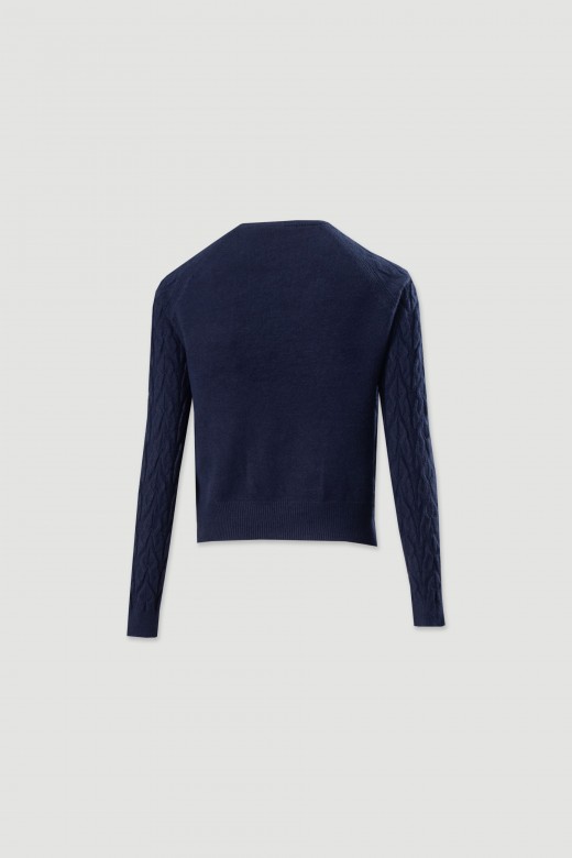 Jersey de punto con trenza Jersey de punto con trenza