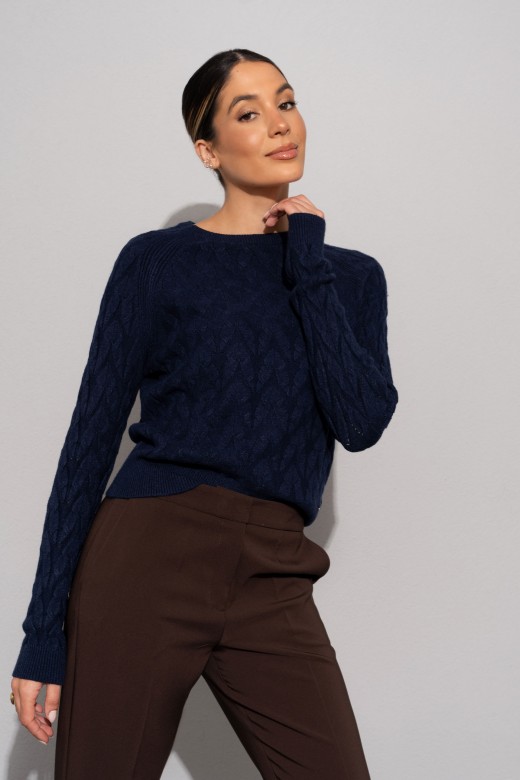 Jersey de punto con trenza Jersey de punto con trenza