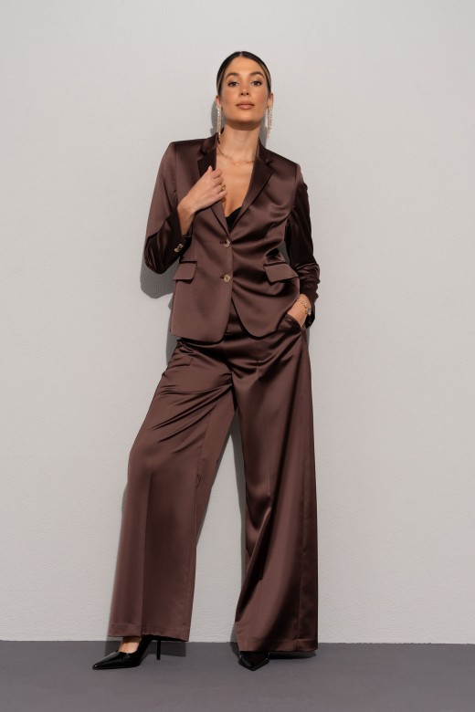 Satin wide-leg trousers Satin wide-leg trousers