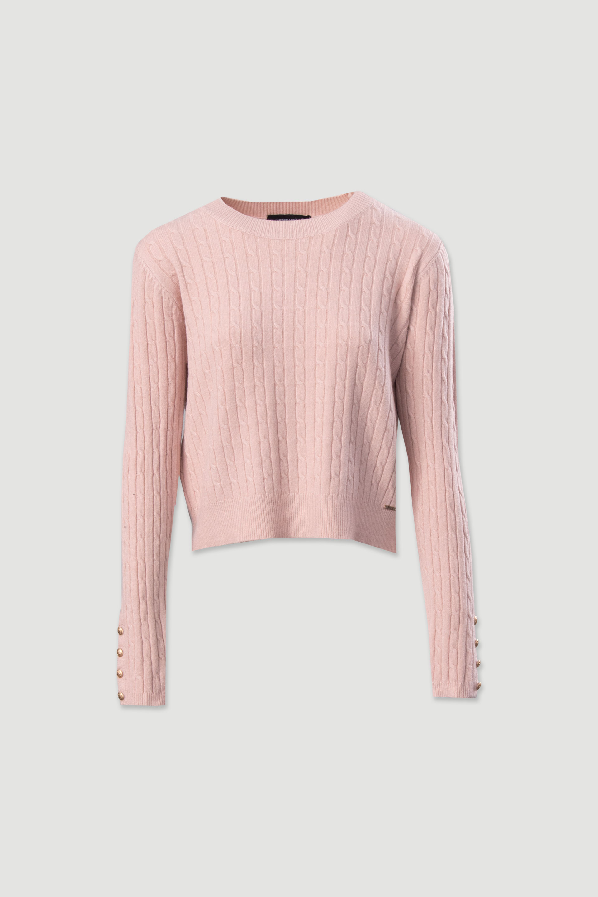 Pull en maille avec détail de boutons aux manches