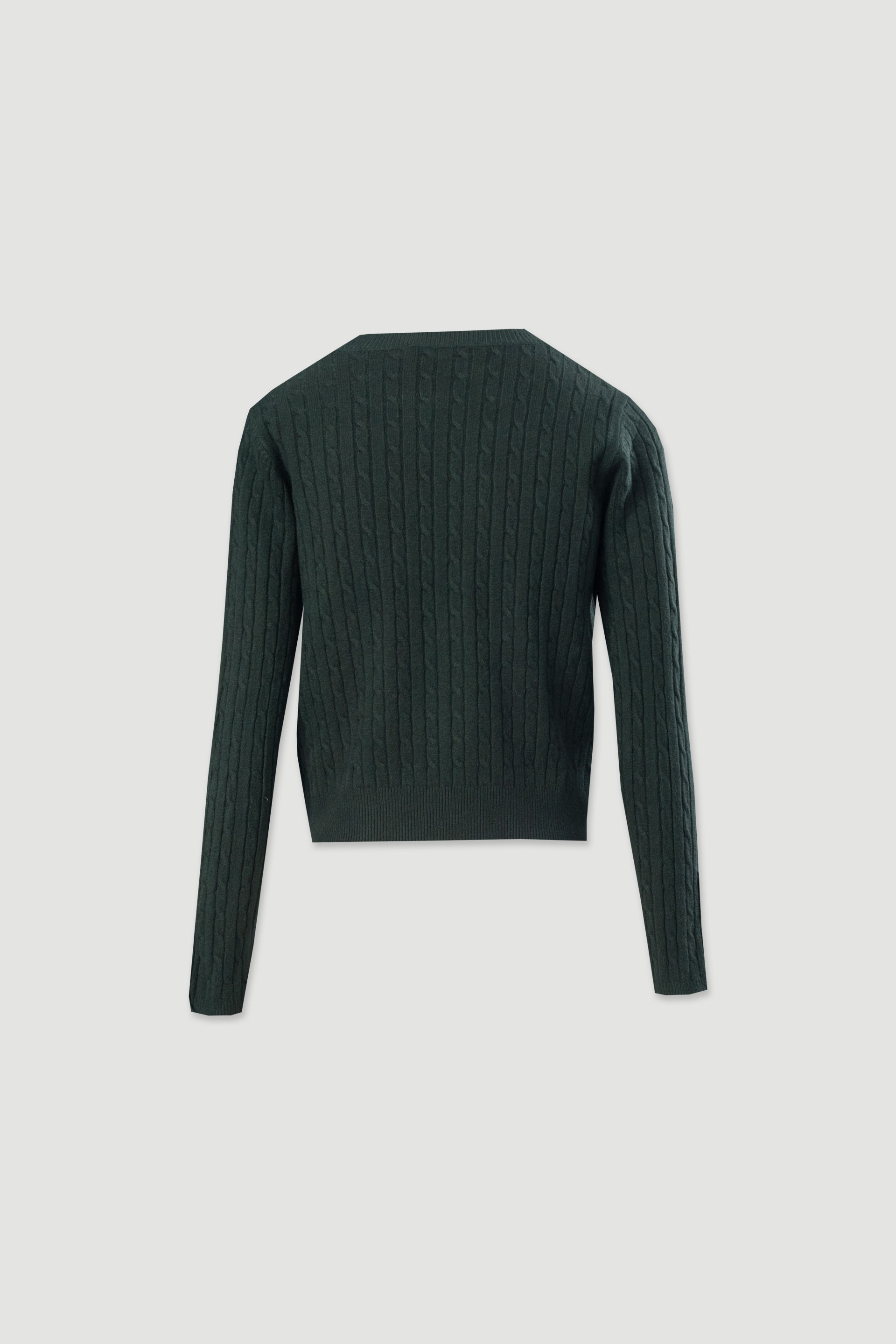 Knit sweater with button detail on the sleeves