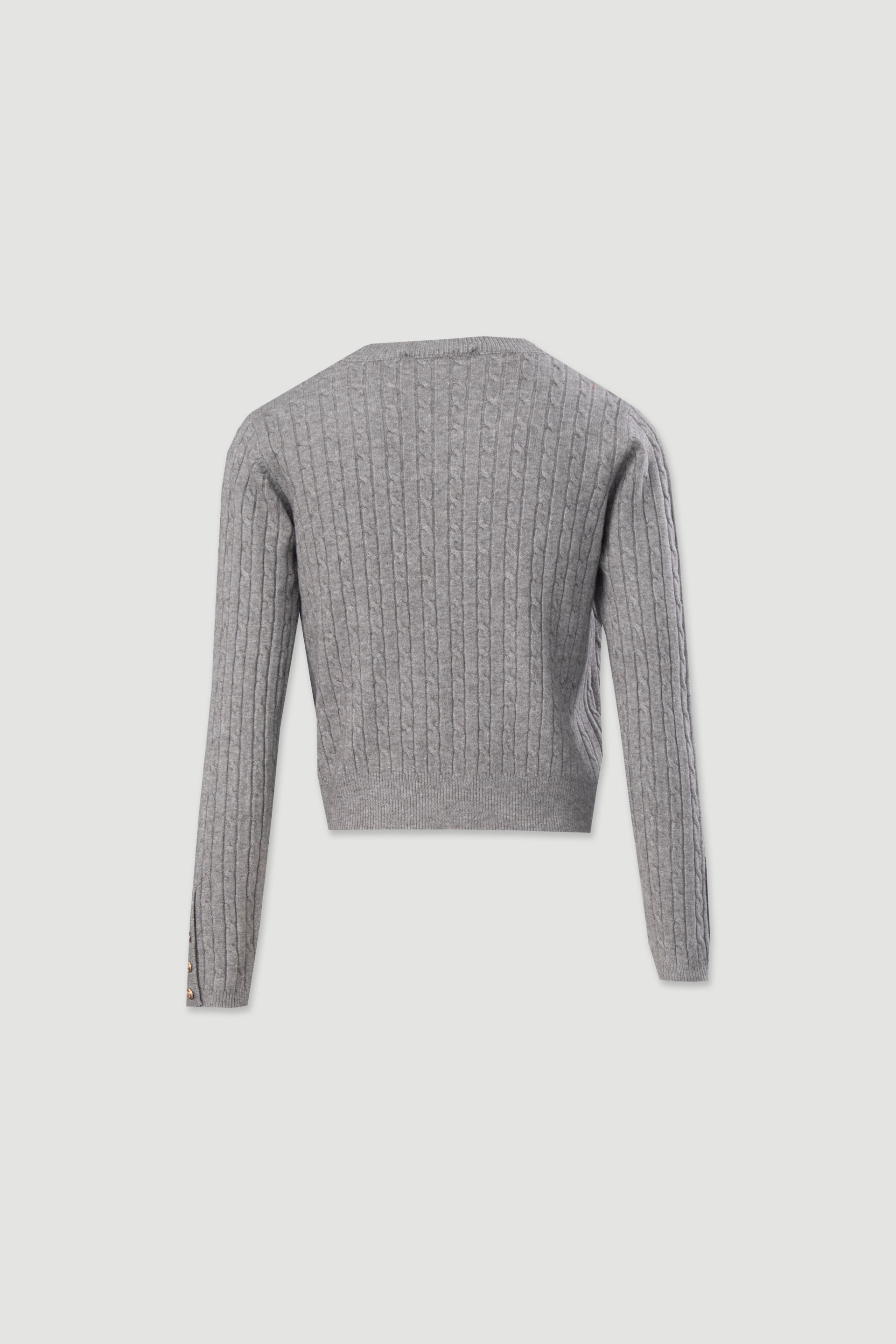 Jersey de punto con detalle de botones en la manga