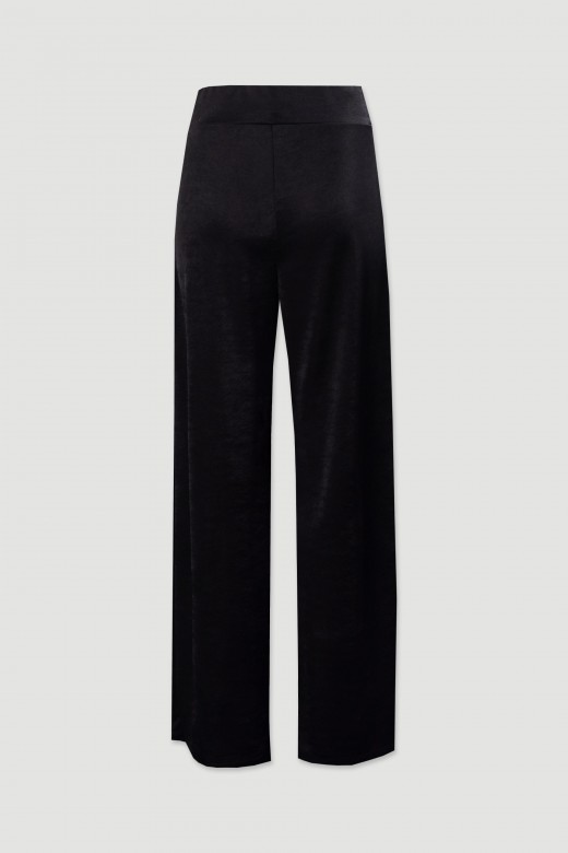 Wide-leg shimmer knit trousers Wide-leg shimmer knit trousers