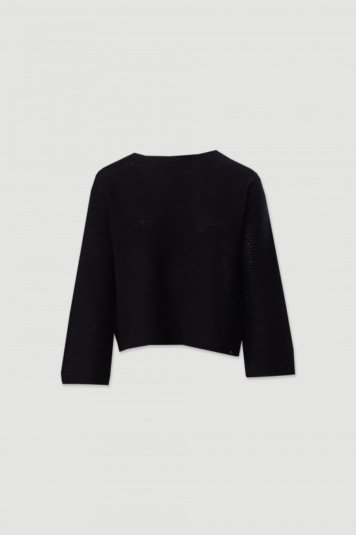 Openwork knit sweater Openwork knit sweater