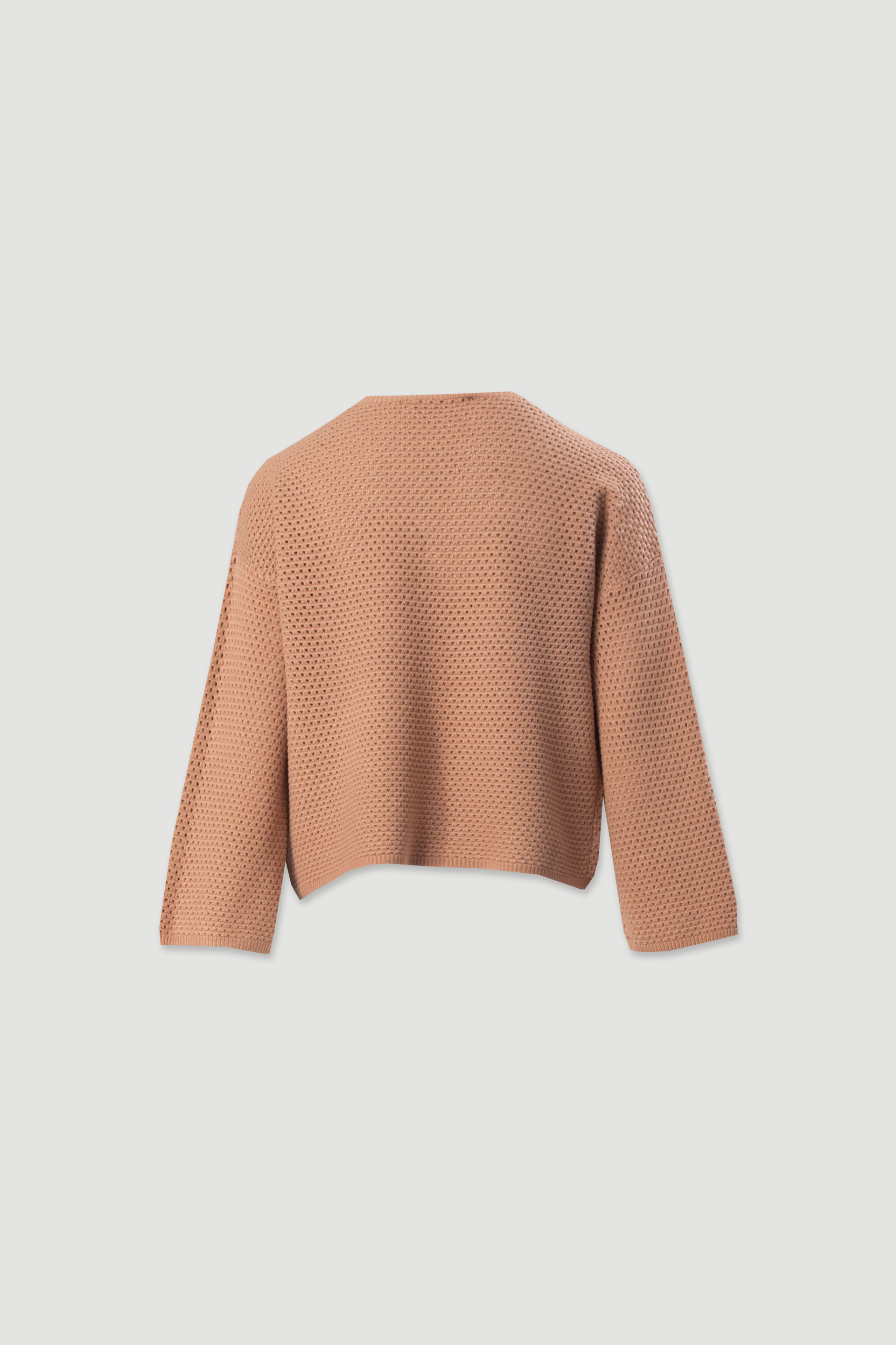 Camisola de malha perfurada