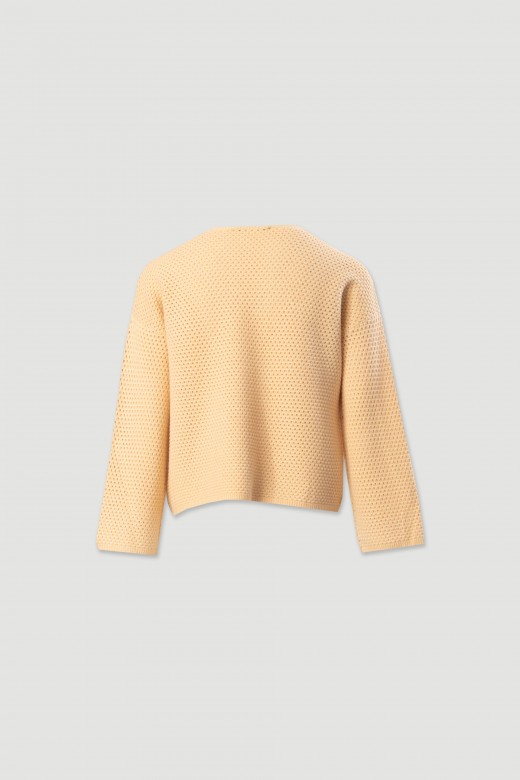 Camisola de malha perfurada Camisola de malha perfurada