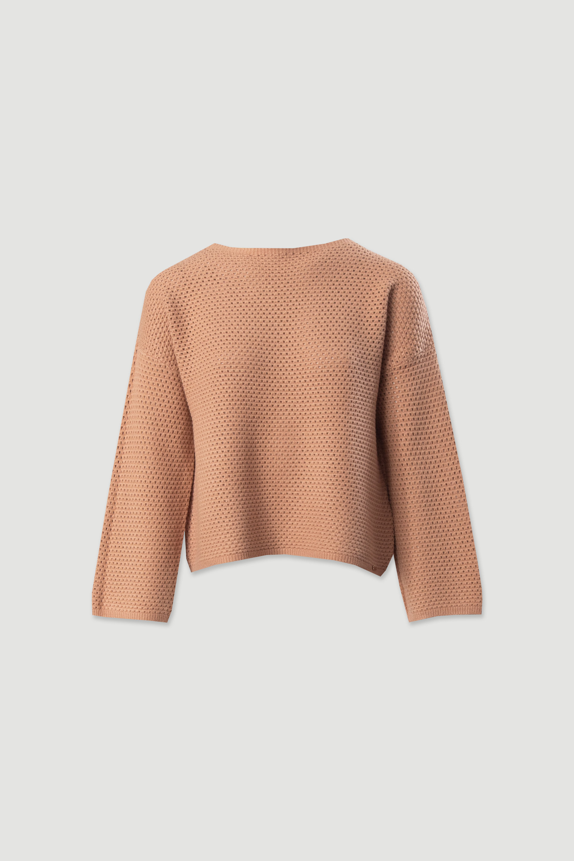 Camisola de malha perfurada