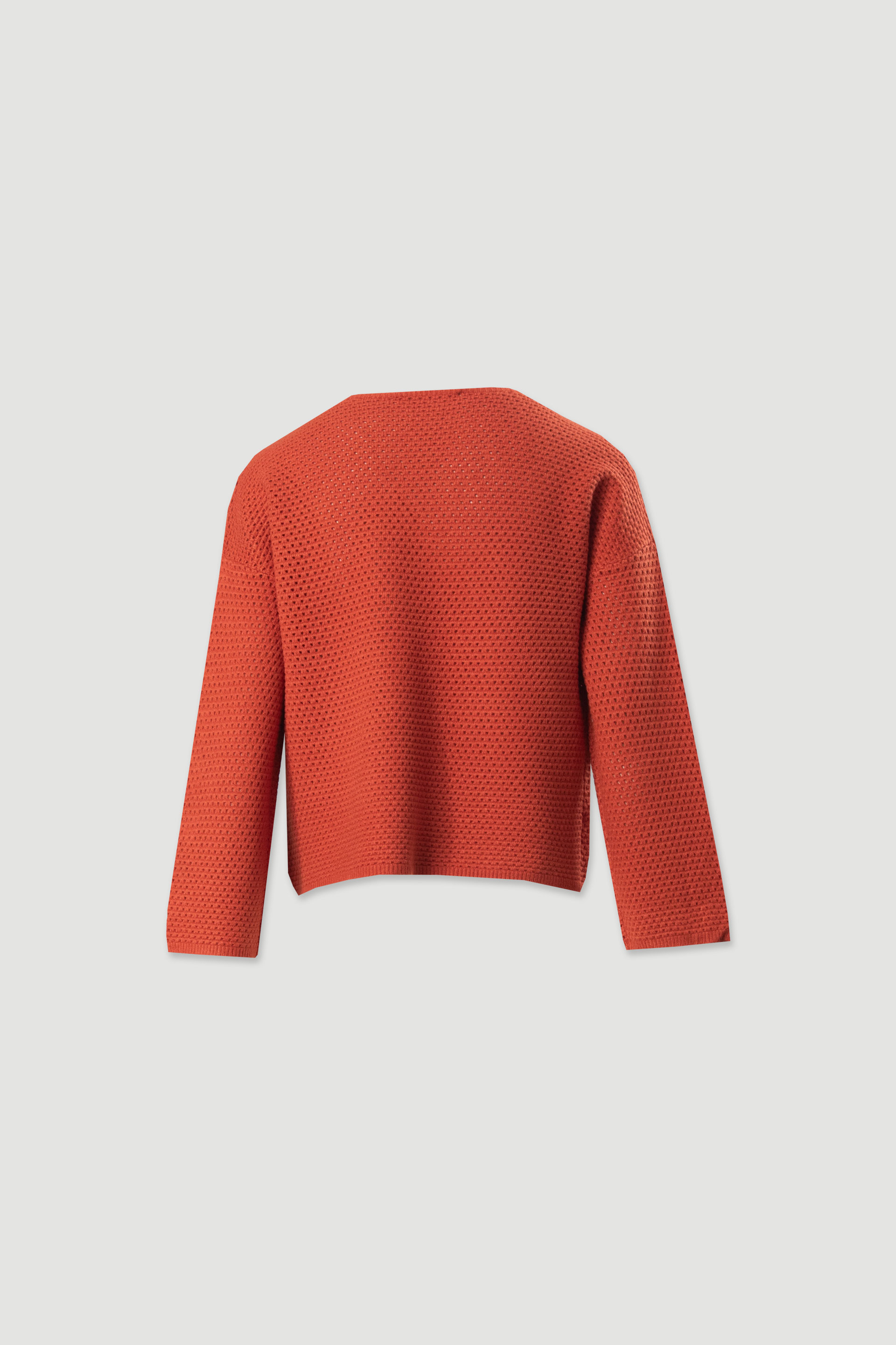 Camisola de malha perfurada