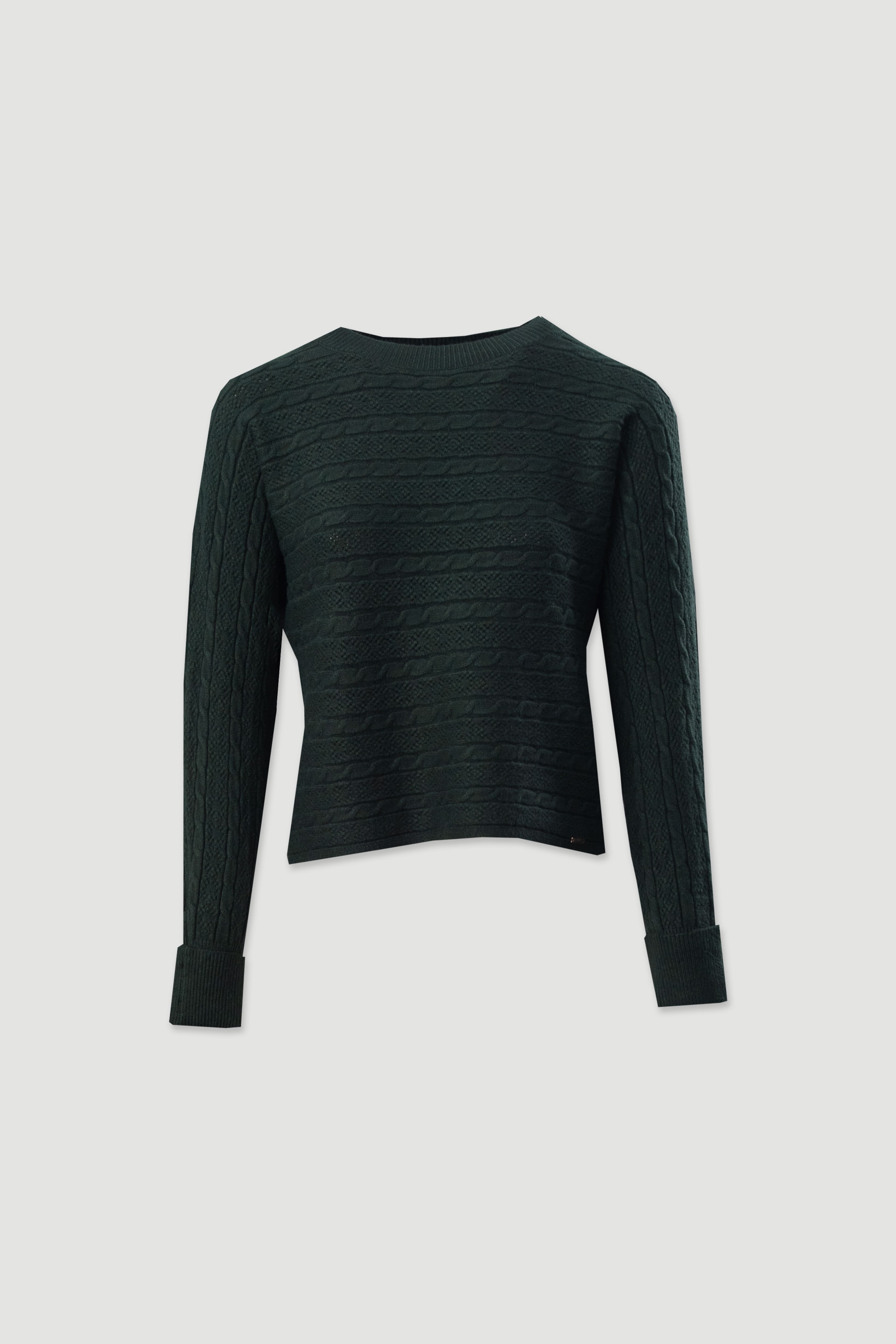 Pull en maille travaillée