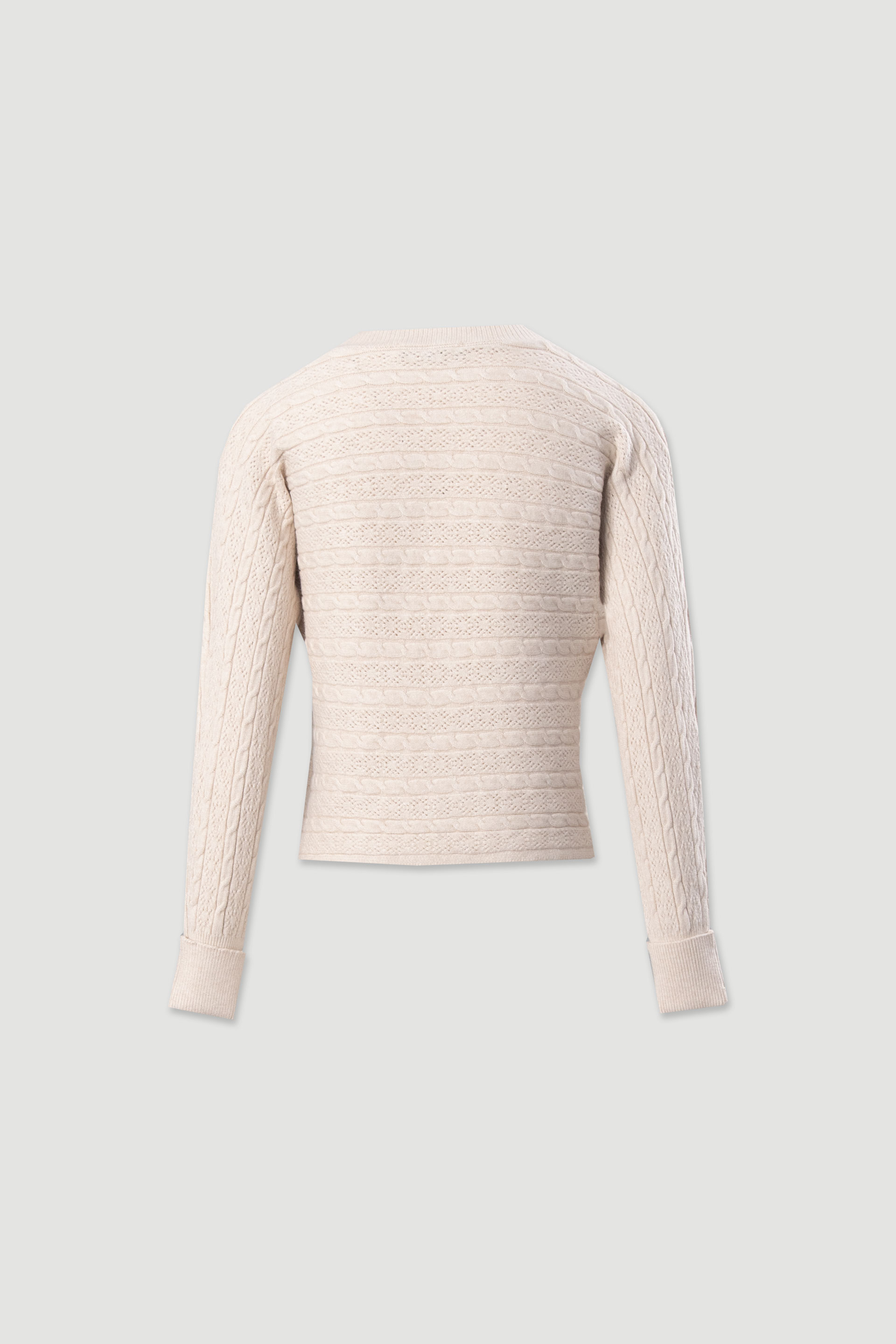 Camisola de malha trabalhada