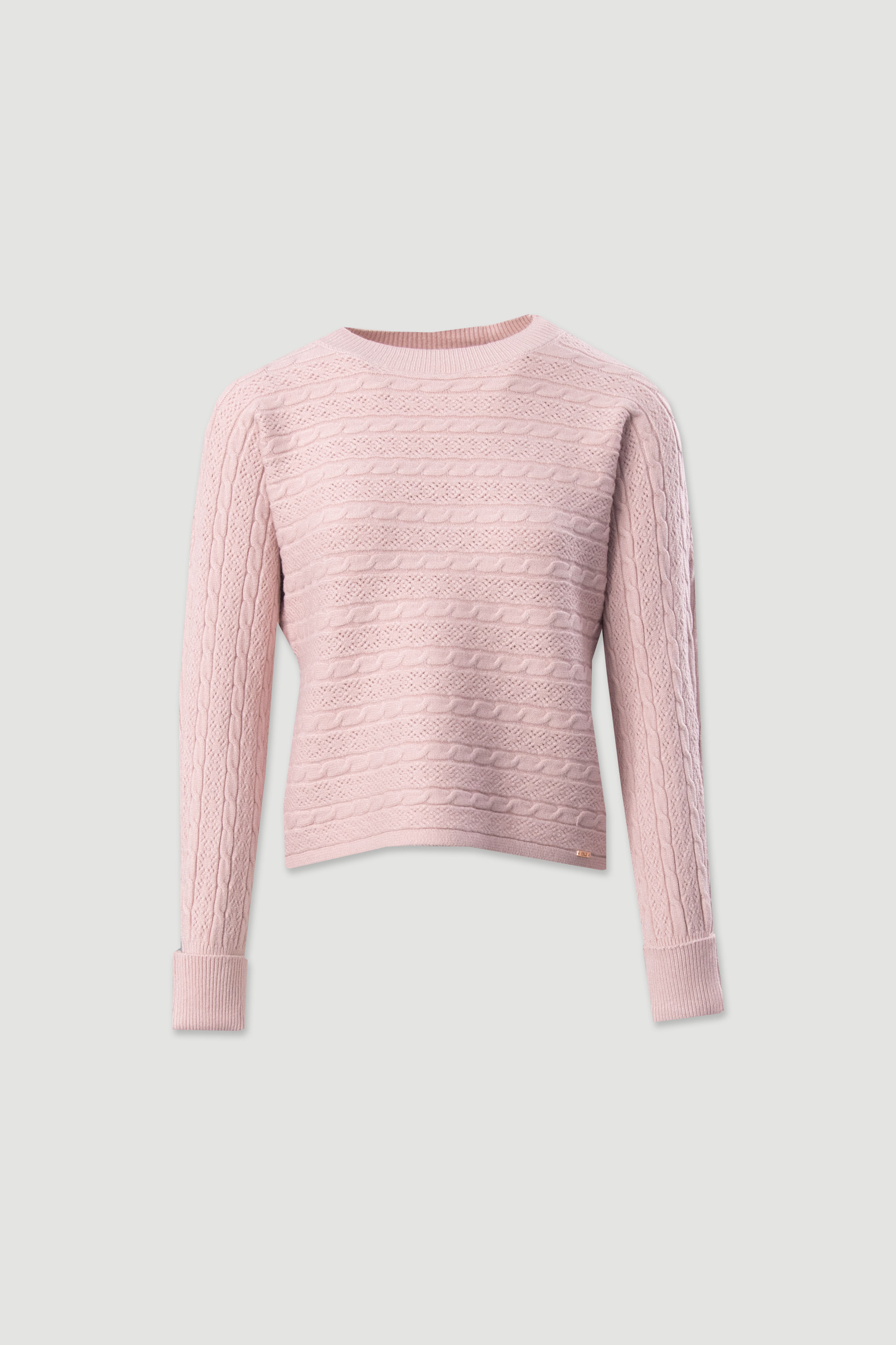 Pull en maille travaillée