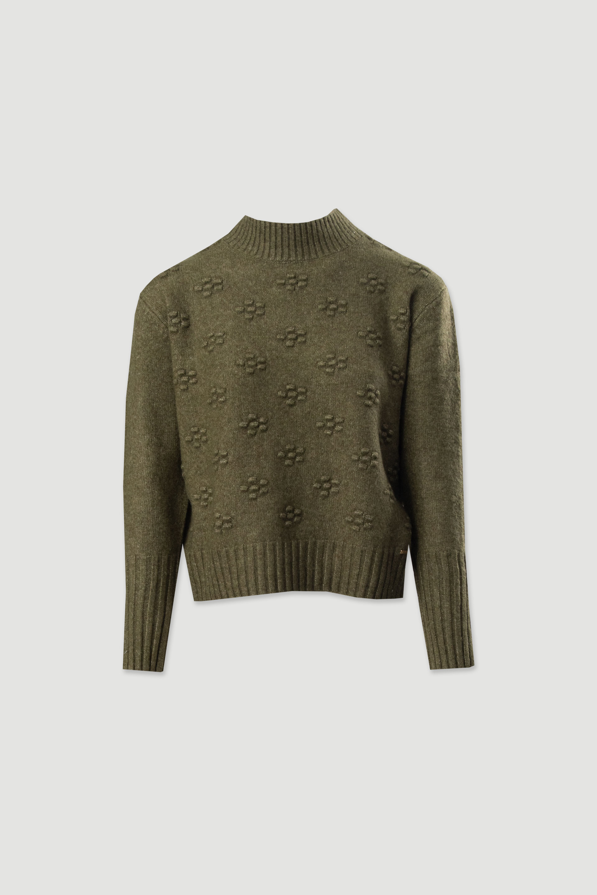 Pull en maille avec détail texturé sur le devant