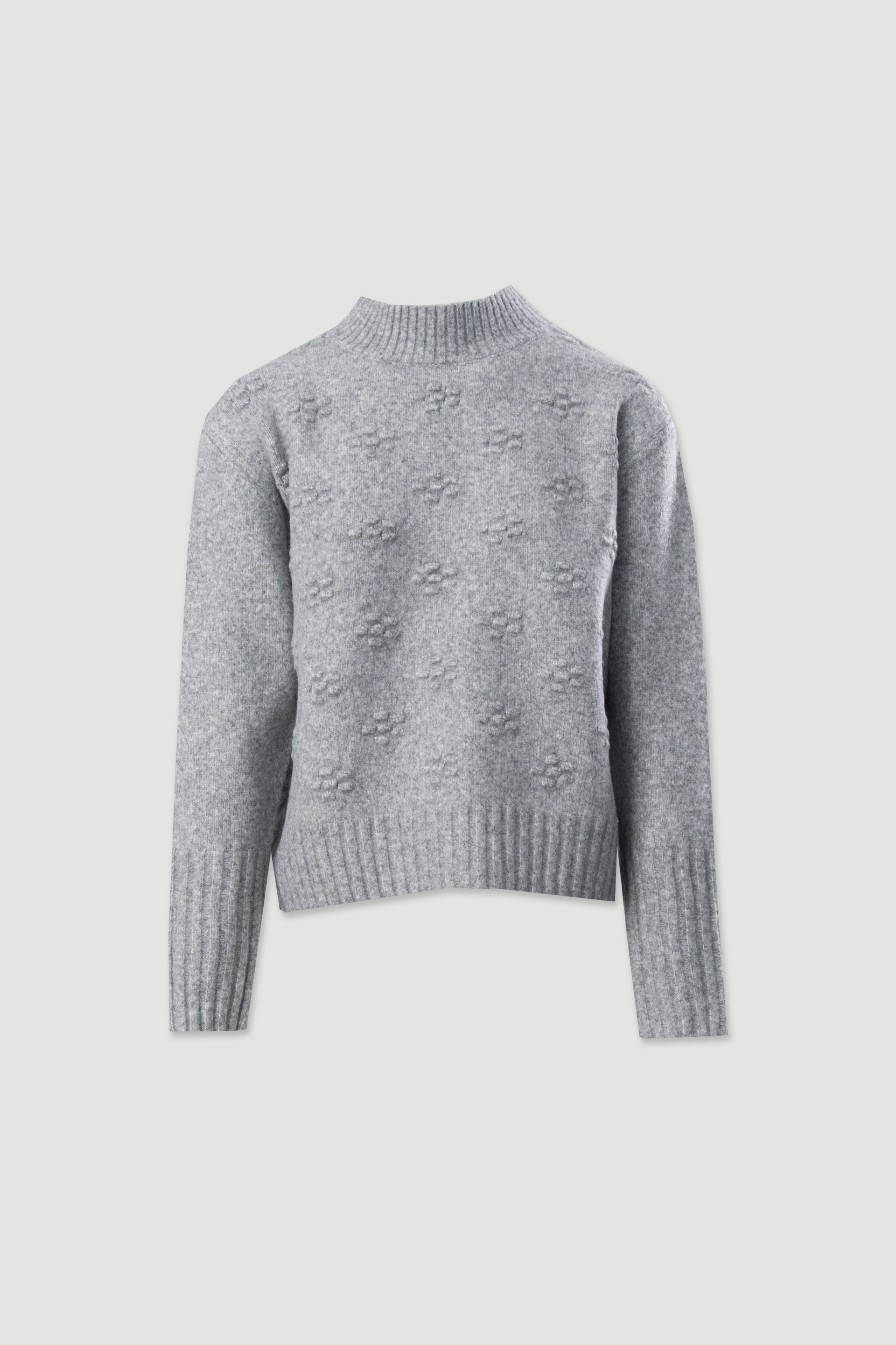 Pull en maille avec détail texturé sur le devant