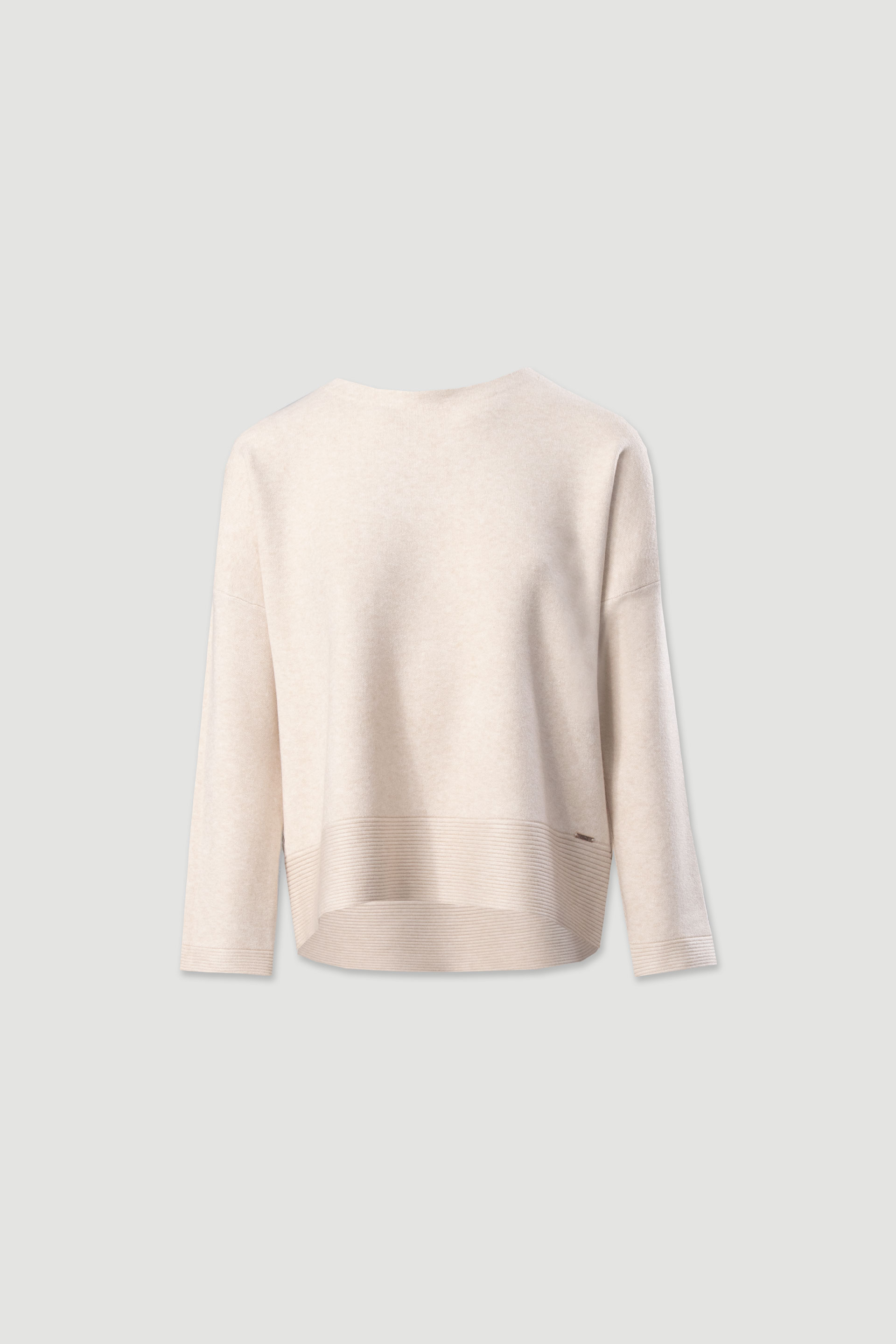 Pull en maille avec détail côtelé