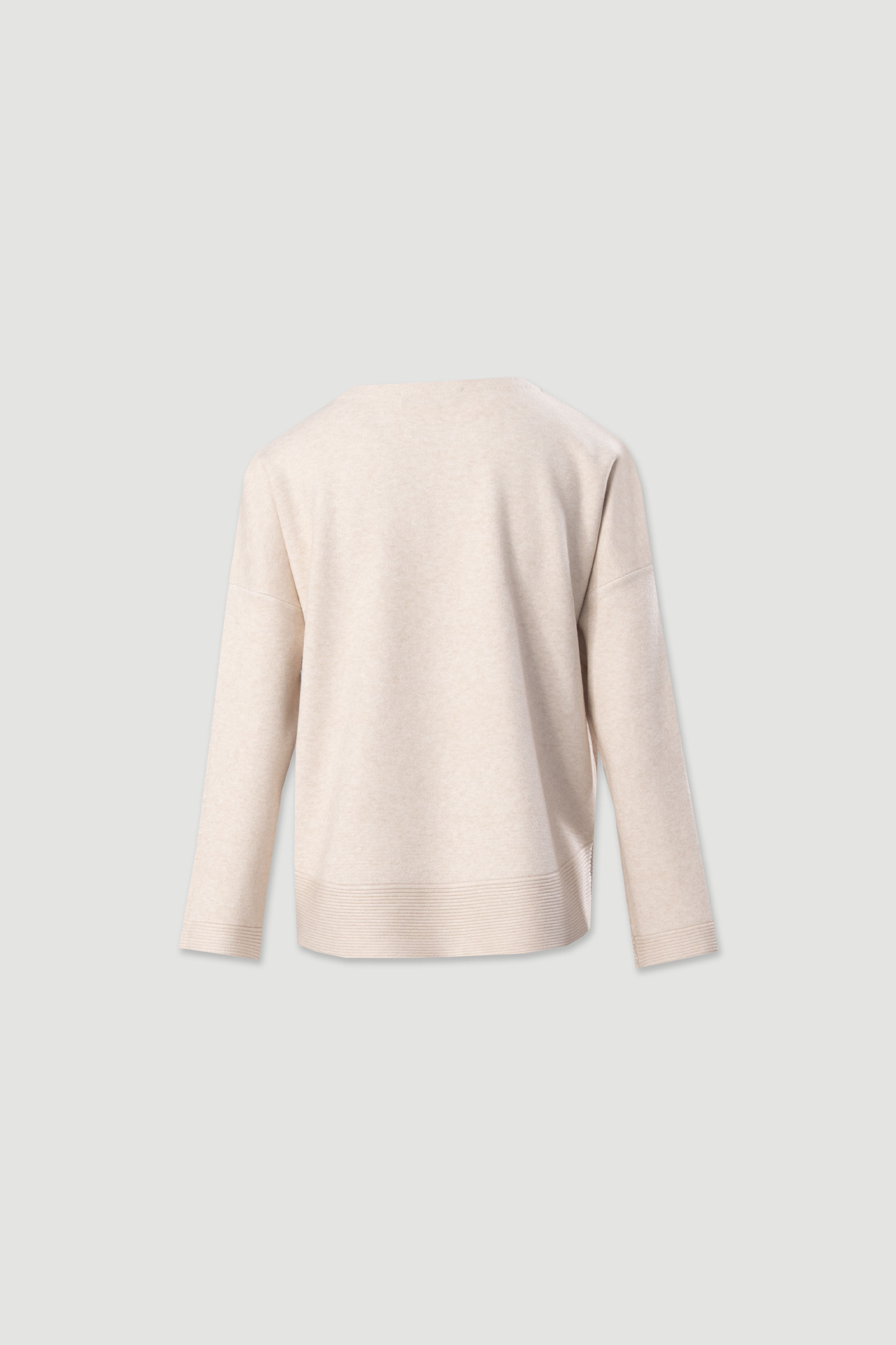 Pull en maille avec détail côtelé