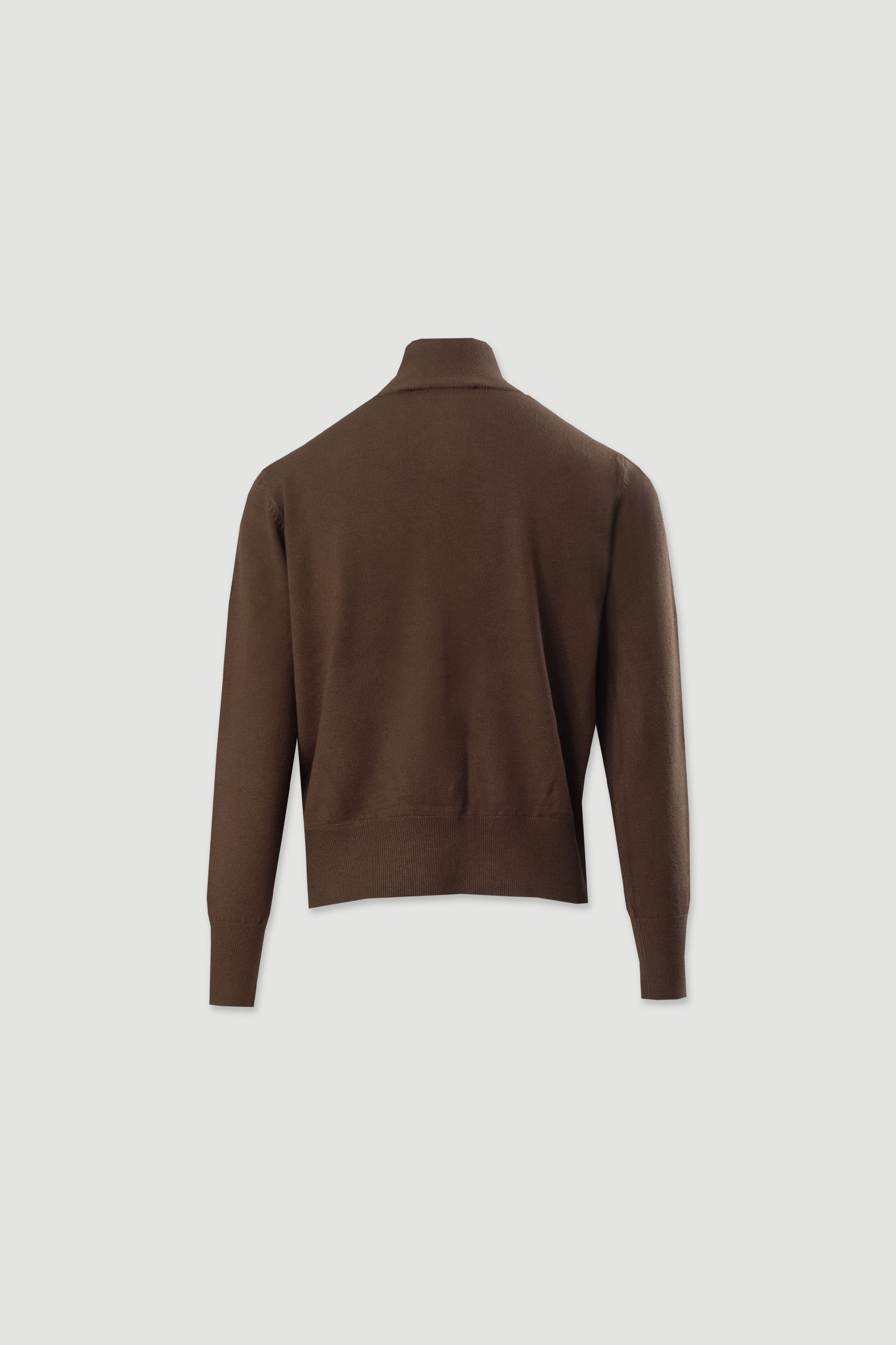 Cardigan en maille avec col montant côtelé