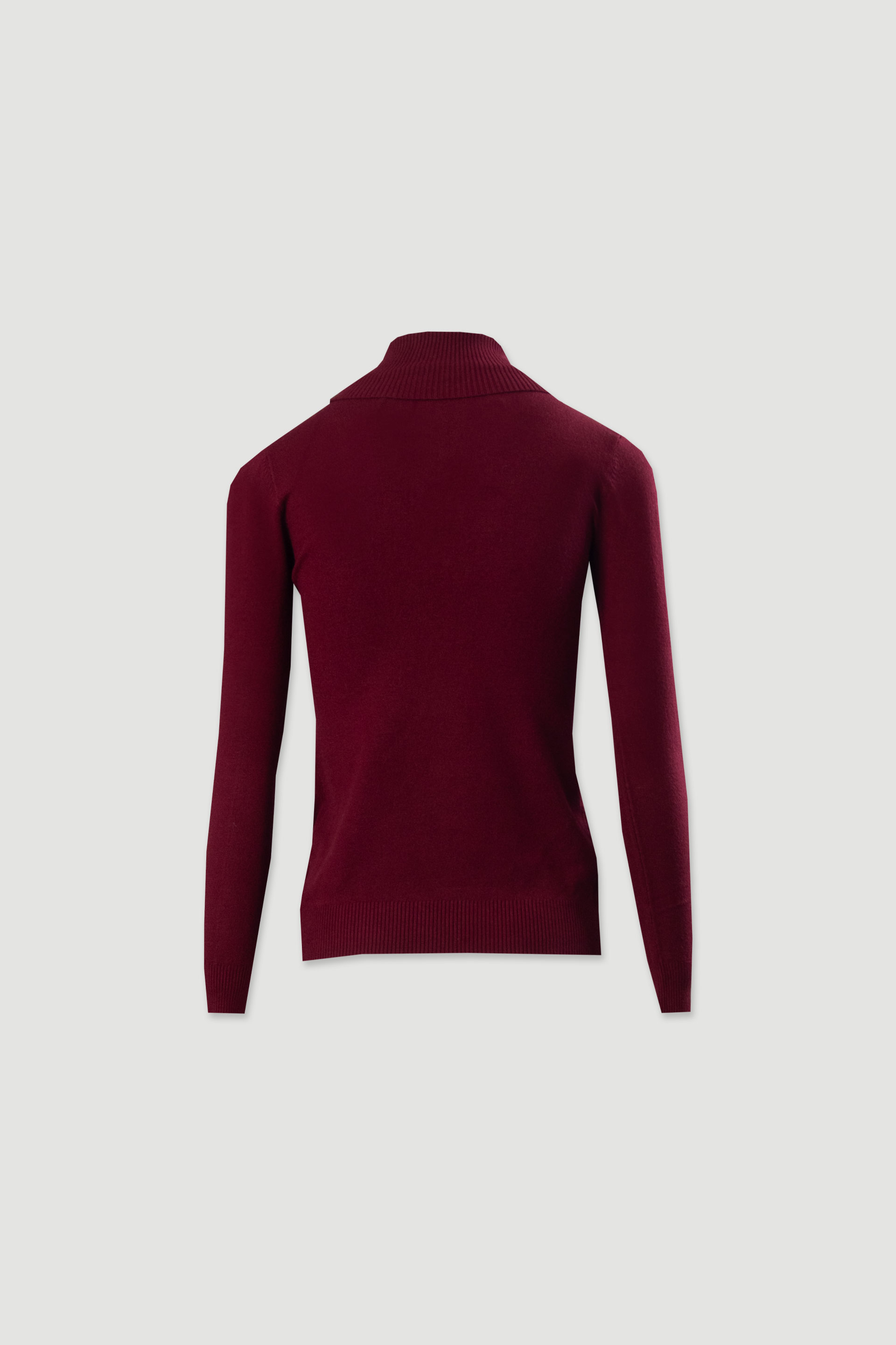 Basic high-neck knit sweater