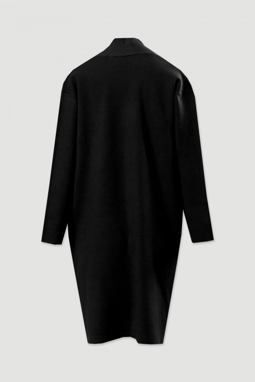 Long knit cardigan