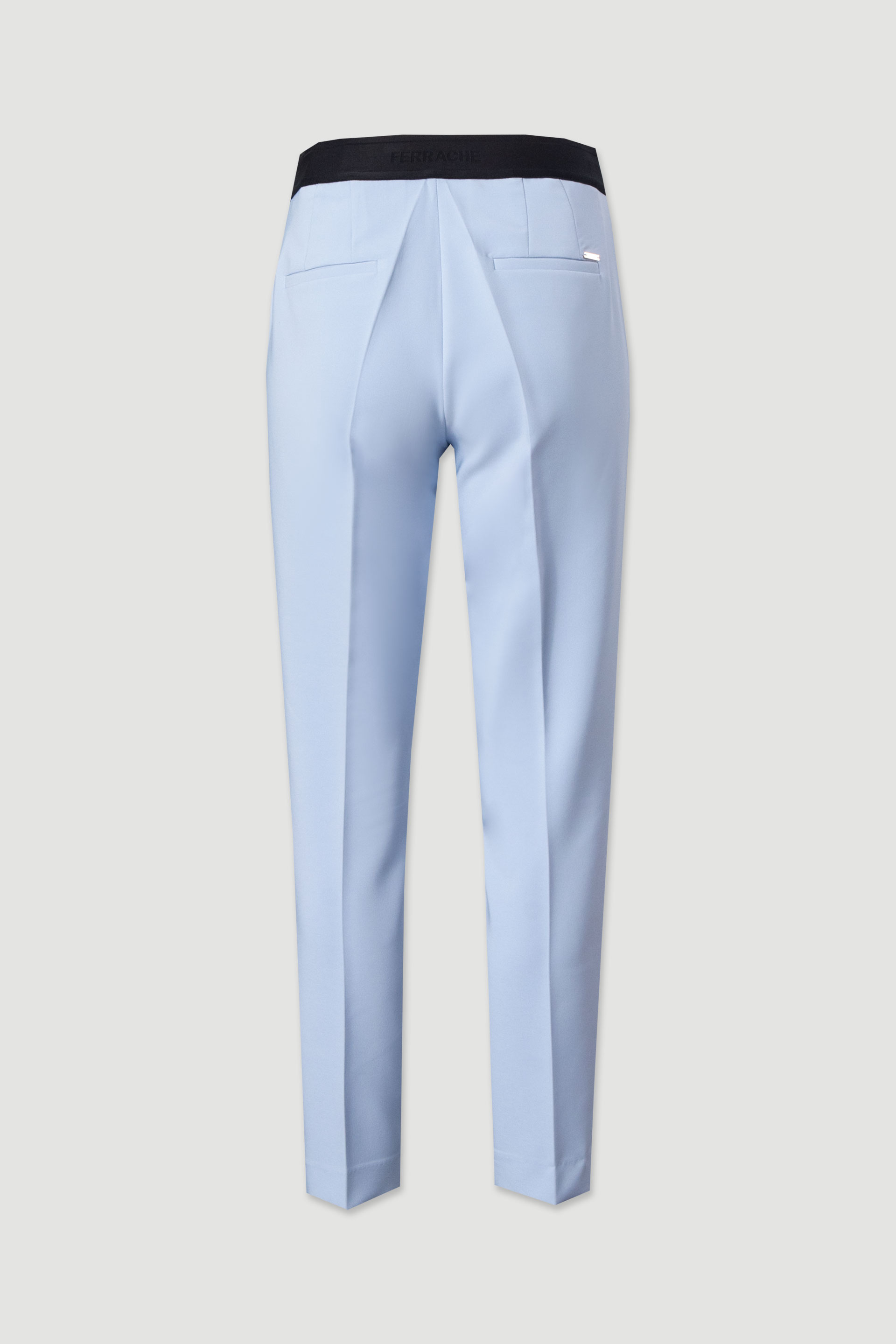 Classic trousers with customised elastic waistband
