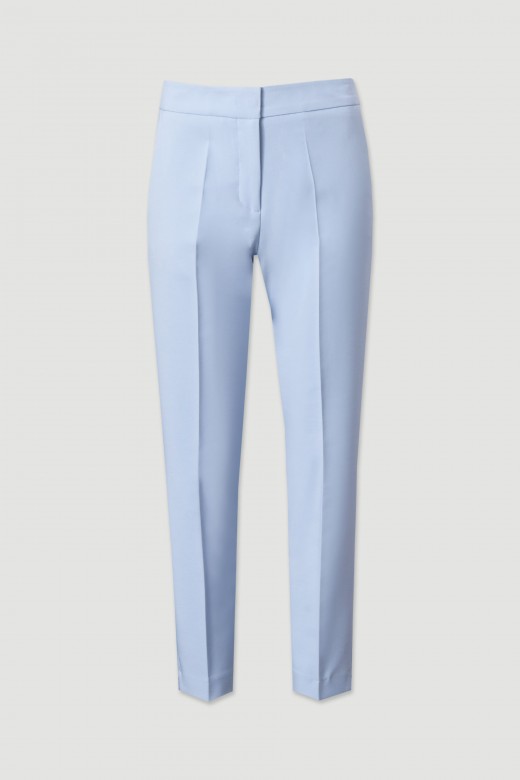 Classic trousers with customised elastic waistband Classic trousers with customised elastic waistband
