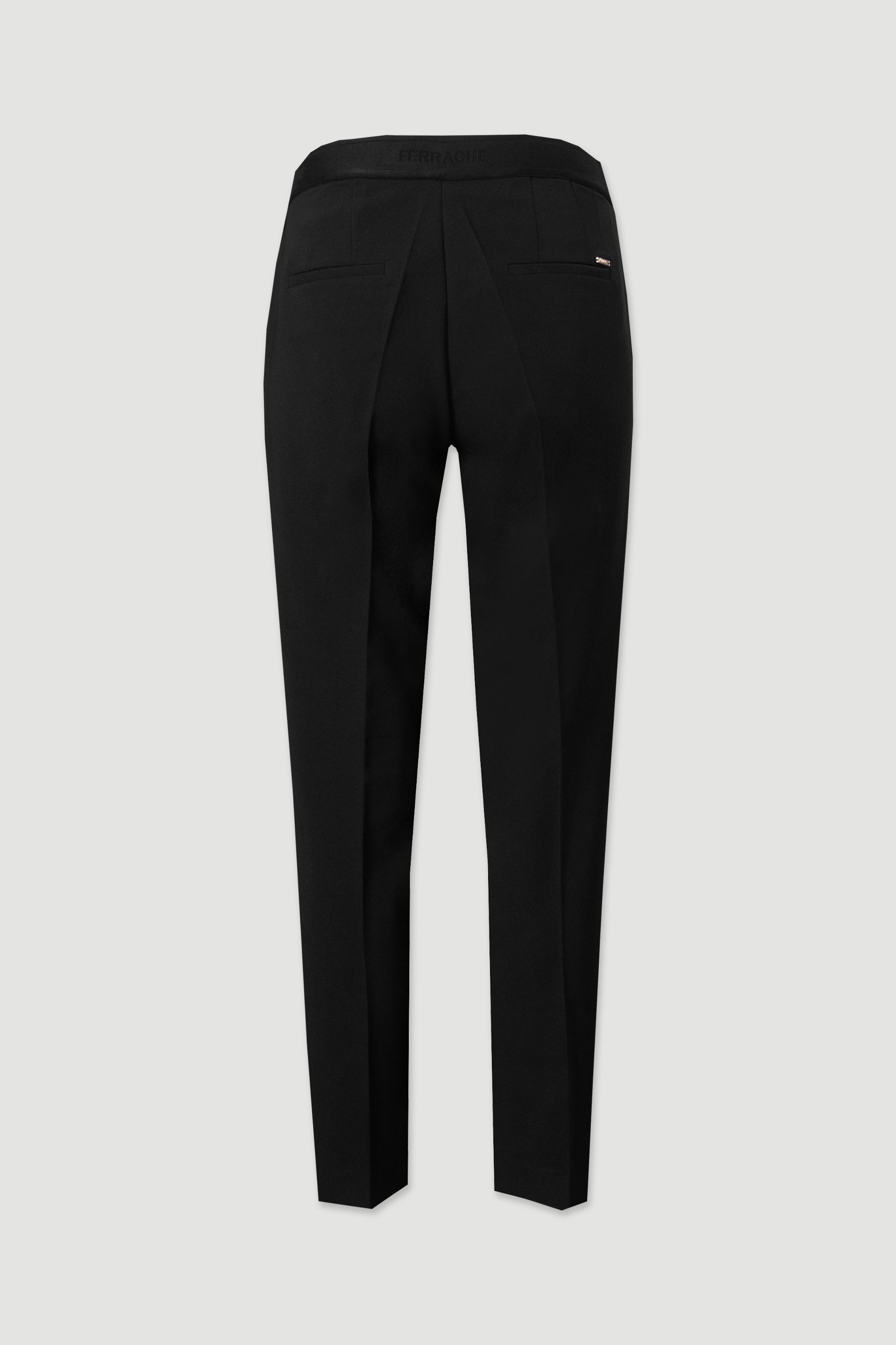 Classic trousers with customised elastic waistband