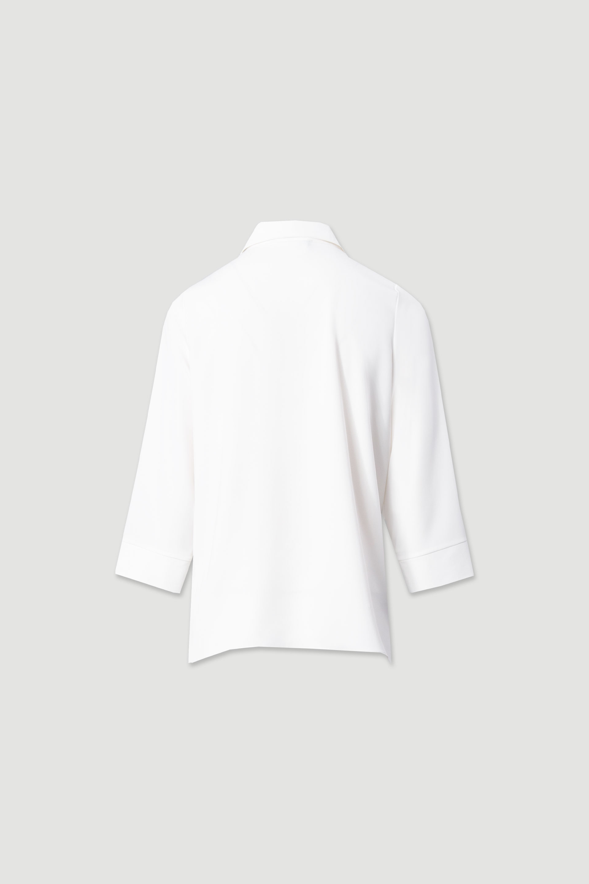 Asymmetrical tunic with keyhole neckline