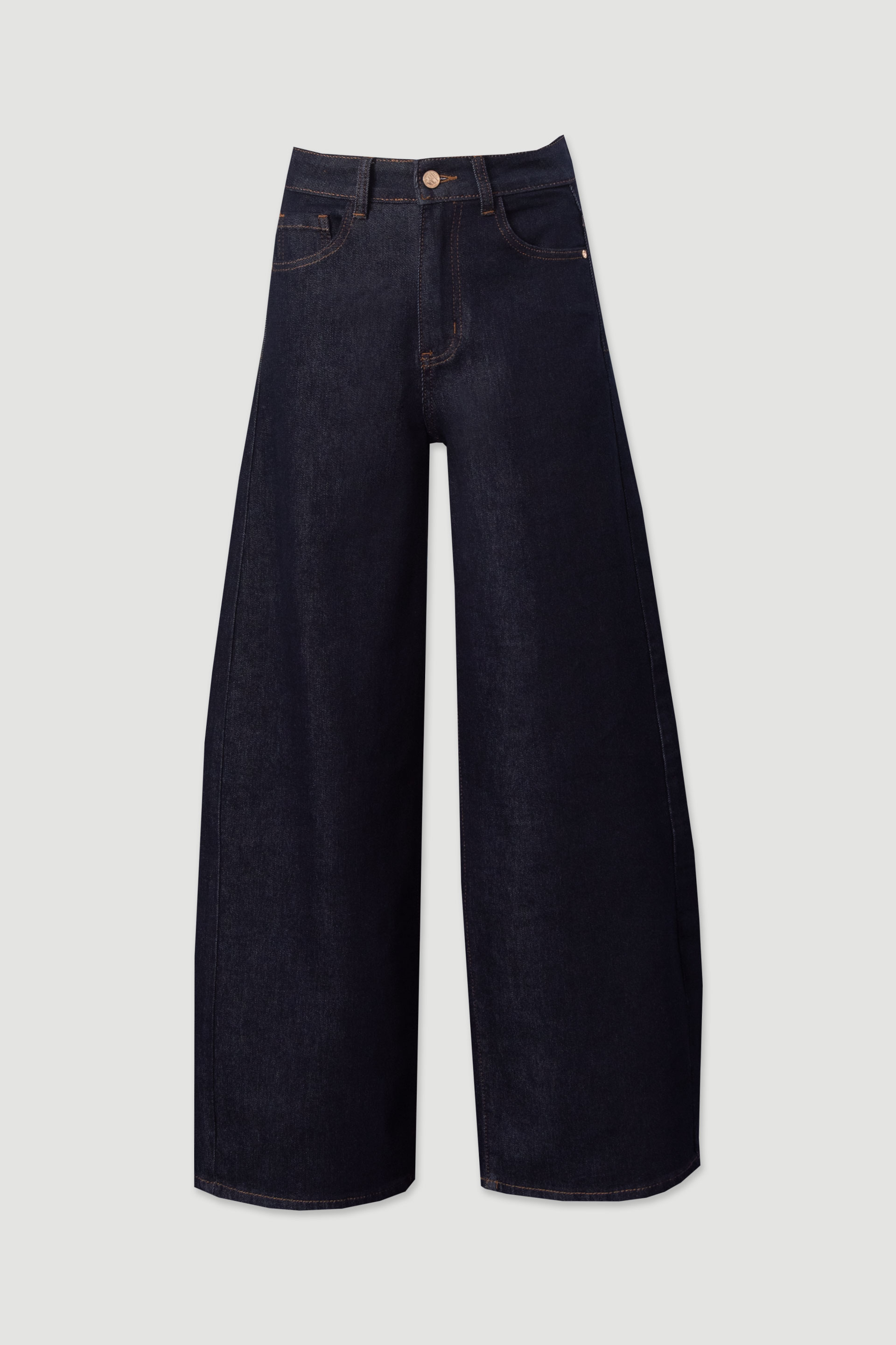 High-waisted balloon jeans