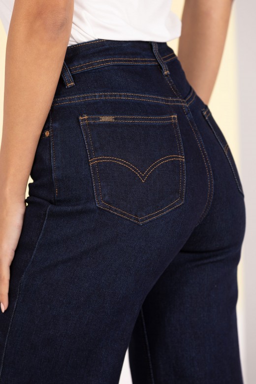 Jeans wide leg de cintura alta Jeans wide leg de cintura alta