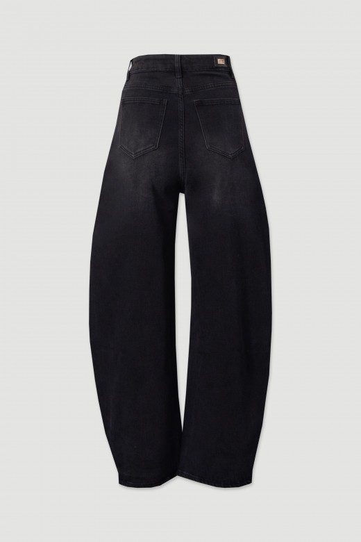 High-waisted cotton balloon jeans High-waisted cotton balloon jeans