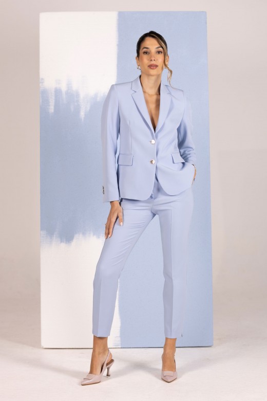 Classic trousers with customised elastic waistband