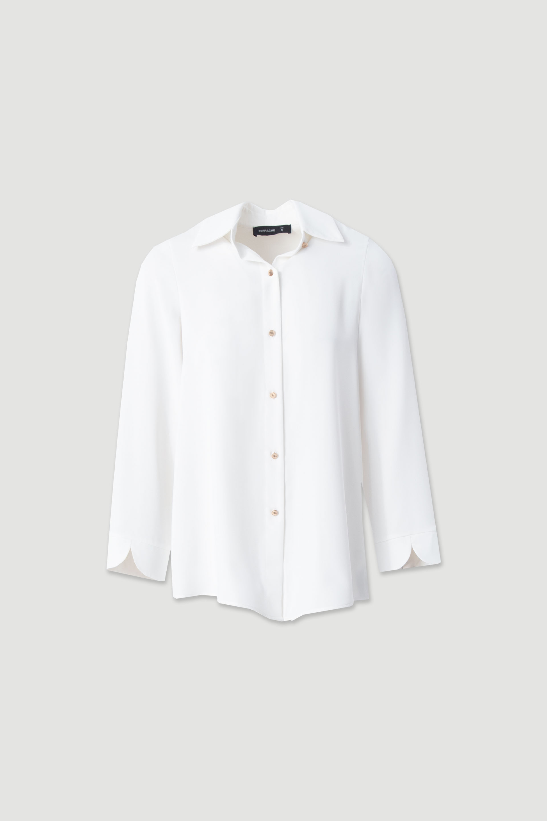 Flowy blouse with cuff detail