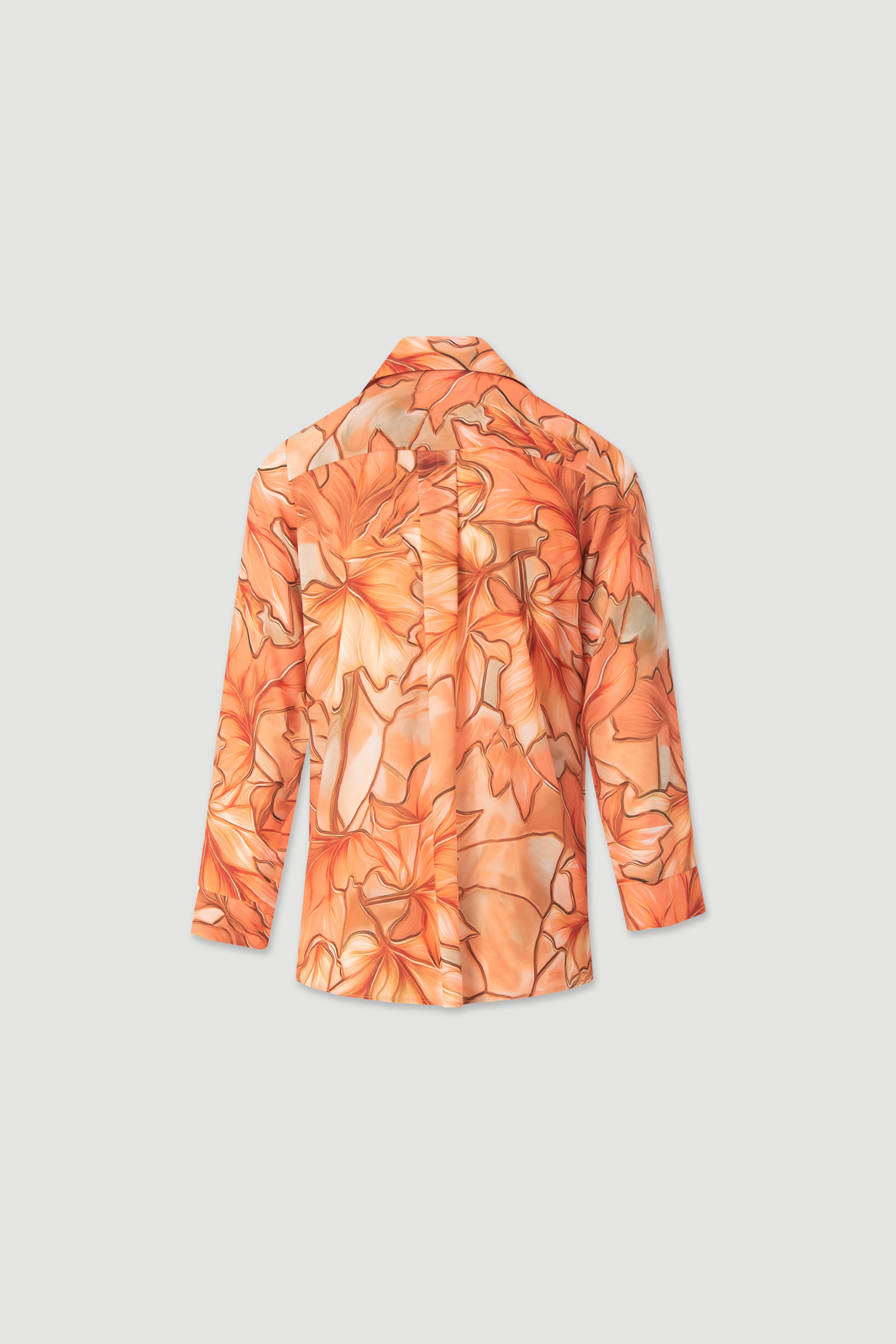 Printed fluid blouse