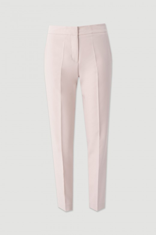 Classic trousers with customised elastic waistband