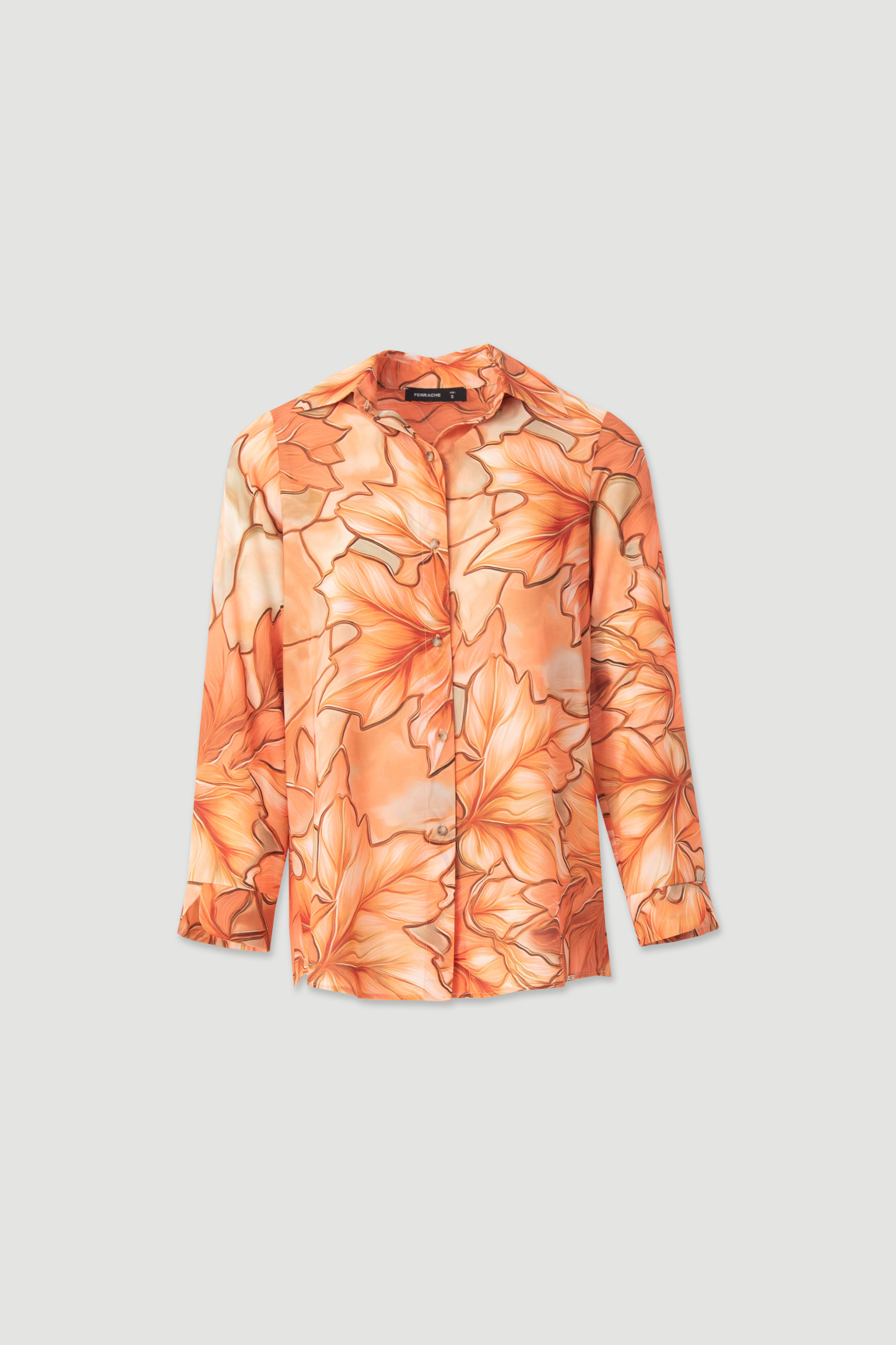 Printed fluid blouse